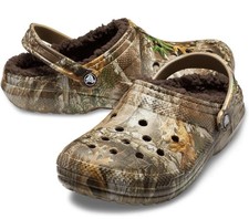 Zueco Crocs Clásico Forrado Realtree Edge Camuflado Talla Hombre’s 13 Chocolate 205377-280