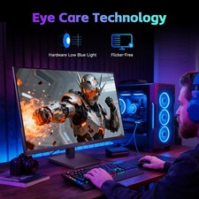 KTC H24B9S 24'' Computer Monitor FHD 144Hz Gaming Monitor IPS Tilt Adjustable 8
