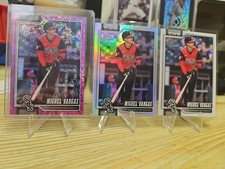 2026 Topps Series 1 - Miguel Vargas #329 Pink Holo Foil,RAINBOW Foil & BASE NM!!