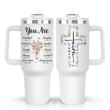 Christian Gifts for Women, Christian Tumblers 40Oz for Birthday Christmas, Re...