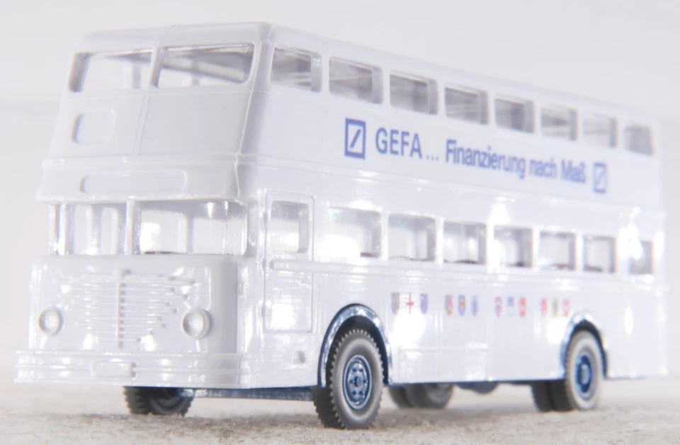 Wiking 1:87 Werbemodell A.S.S alt LKW Bus Büssing D2U Gefa Blau 1983 H0 GK 1 OVP