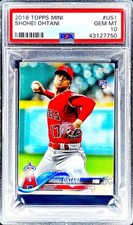 Shohei Ohtani RARE ROOKIE MINI PITCHING TOPPS INVESTMENT ROY PSA 10