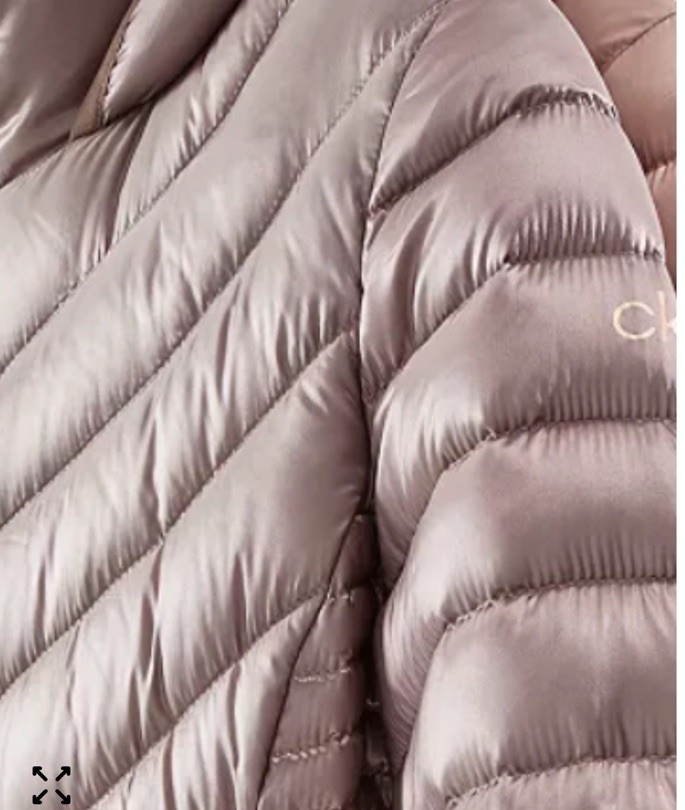 calvin klein packable down Jacket Coat Silky Taup… - image 11