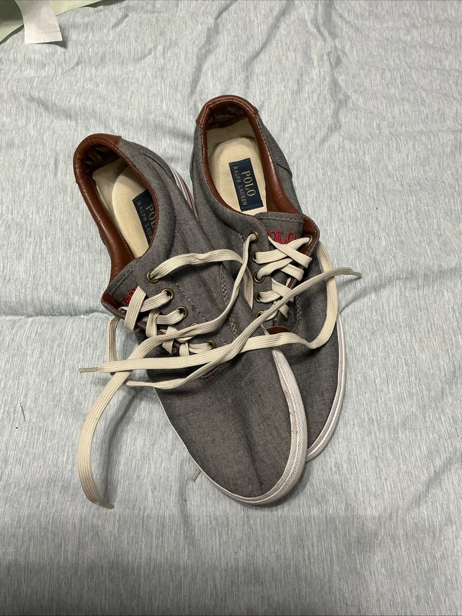 Ralph Lauren Canvas Gray Casual Shoes for Men for sale | eBay display picture 3