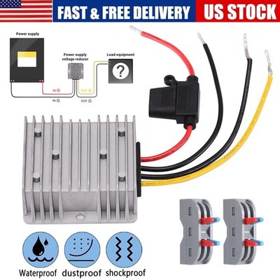 48V/36V to 12V Step Down Converter 20A 240W DC-DC Buck, Golf Cart Power Supply