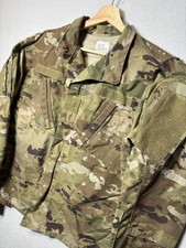 US Army Multicam OCP Combat Jacket Large Regular Ripstop ACU Coat Insect Guard