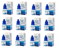 12 X ISOTINE PLUS EYE DROPS PURE HERBAL 100% GENUINE FOR IMMATURE CATARACT 10ML