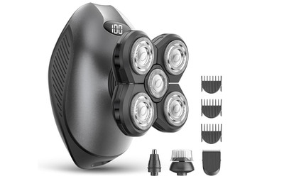 IPX7 Waterproof Men s Shaver with 5D Floating Head & LED Display