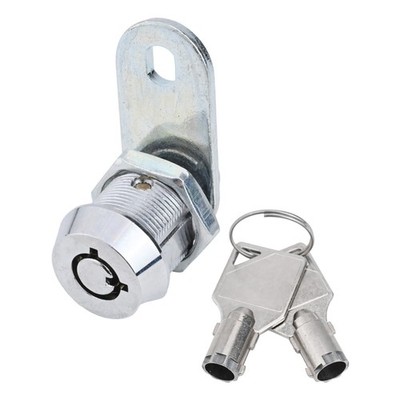 Easy to Install Tubular Cam Lock with 2 Keys Suitable for Boxes and Desks