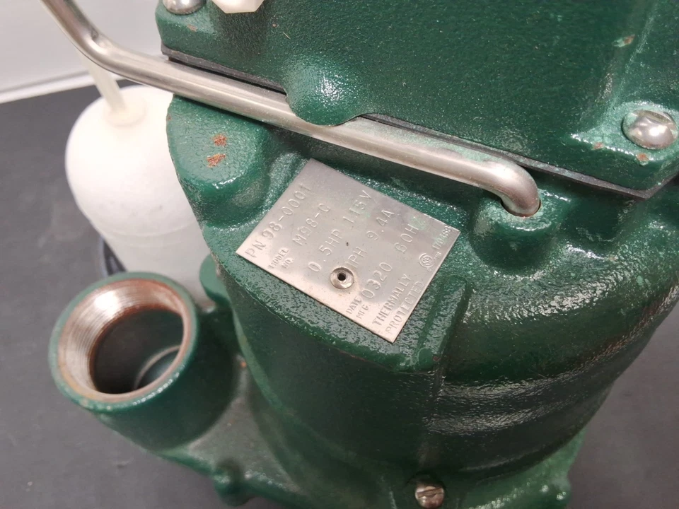 BOMBA ZOELLER M98 MODELO Nº M98 - C 0.5HP 11 1PH 9. FECHA 0 41,8X MFG THERM Foto 4 de 4