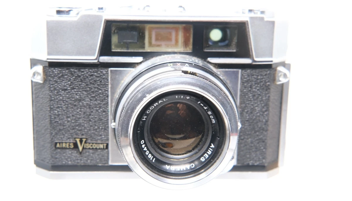 【希少完動】Aires VISCOUNT Coral 45mm 　 R8SA61 Aries Viscount 35mm Rangefinder Camera with H Coral 4.5cm f/1.9