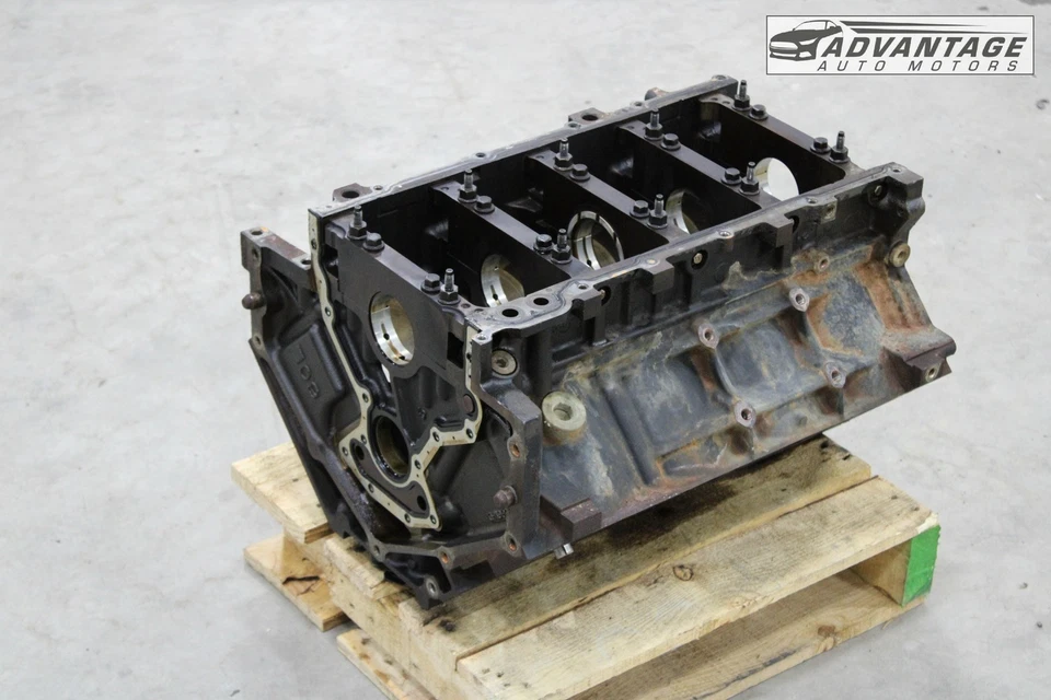 Hummer H2 2003-2007 6,0 L V8 16 V LQ4 bloque de motor de gasolina Vortec 164 k millas OEM Foto 3 de 4