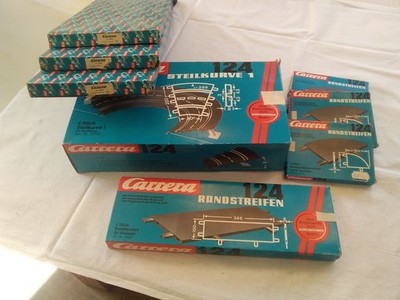 Carrera 124 (alt) Schienenkonvolut fast alles NEU und OVP