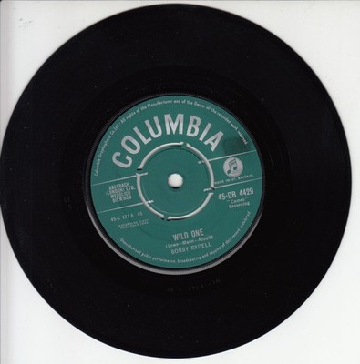 7''  BOBBY RYDELL  Wild One   (Iggy POP)     near MINT