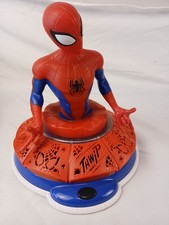 Marvel Spiderman Talking/ Rotating Battery Operated Nightlight Tested  Works