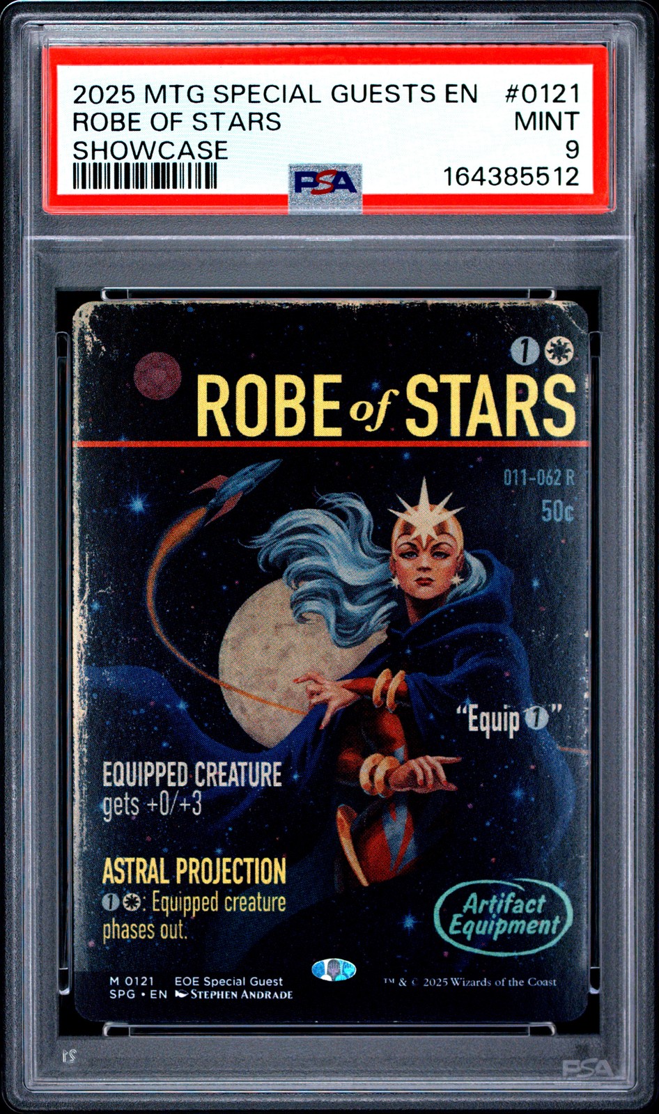 2025 MTG EDGE OF ETERNITIES SPECIAL GUESTS SHOWCASE #0121 ROBE OF STARS PSA 9 view 1