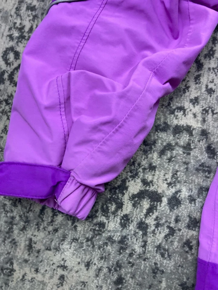 Abrigo de invierno Land's End para niños The Squall niñas talla XL 16 púrpura nieve Foto 3 de 4