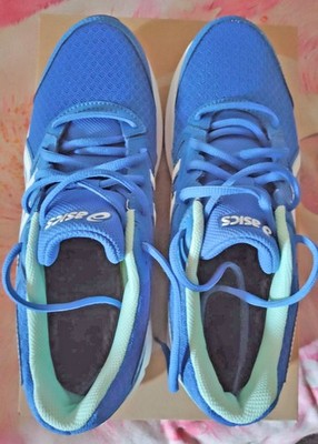 asics jolt 3 in der seltenen Farben blau / weiß / mintgrün in der Größe 40,5