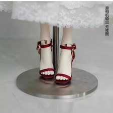 1/4 1/3 Satin Patent Leather High Heels Shoes Fit BJD High Heeled Foot