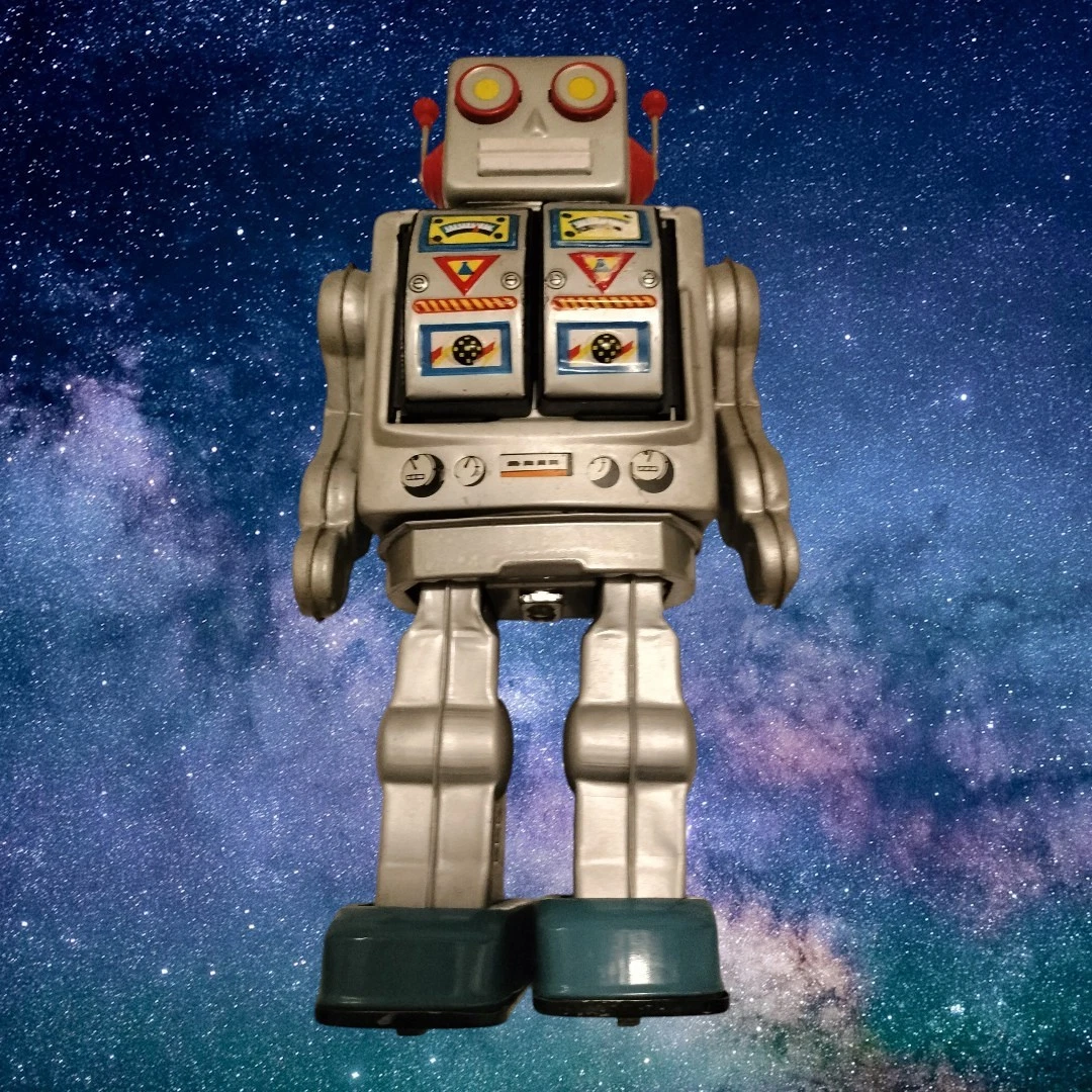 ブリキロボット電動歩行SPACE WALK MAN Space Walk Man Robot Battery OP ME 100 In Original box | eBay ロボット