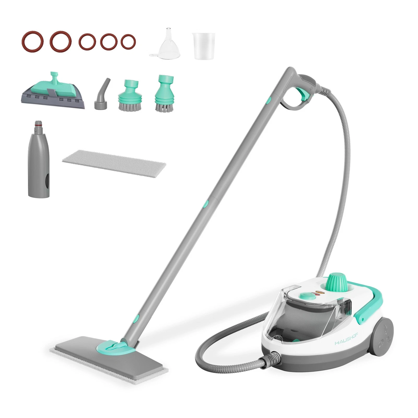 Pressurized Handheld Multi-Surface Steamer Steam Cleaner with 19pcs Cleaning Kit
Opens in a new wind