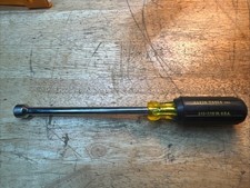 KLEIN TOOLS INC. 646 - 7/16 INCH NUT DRIVER SINGLE MADE IN USA 10โ Long