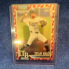 Topps Rookie Taylor Walls Tampa Bay Rays #104 Baseball Trading Card. rookie card picture