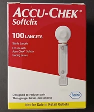 Accu-Chek Softclix Lancets 100ct NEW AND SEALED **USA SELLER**