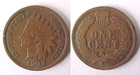 1909 Indian Cent Good - Very Good G - VG