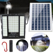 Image of LED Solar PIR Motion Sensor Wall Light Outdoor Garden Security Lamp with Remote