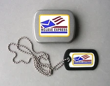 Fallout  New Vegas Mojave Express  Dog Tag   Custom Mini  Tin  Prop  Cosplay