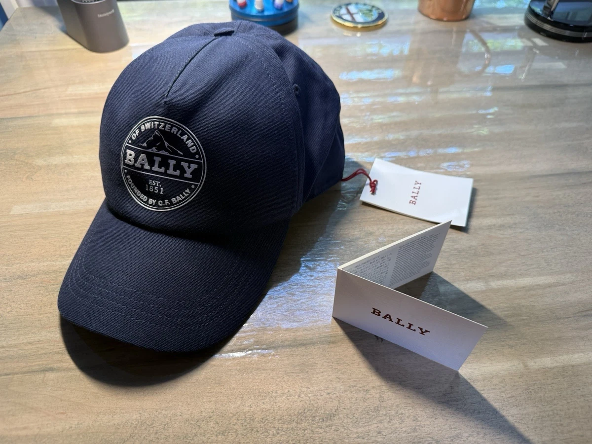 NWT Bally logo Baseball Cap Size 58cm Bally Hats for Men for sale - eBay main image 4