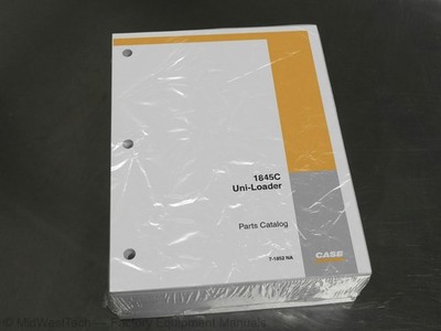 Case 1845C Uni-Loader Parts Catalog Exploded Views Manual Diagram Book