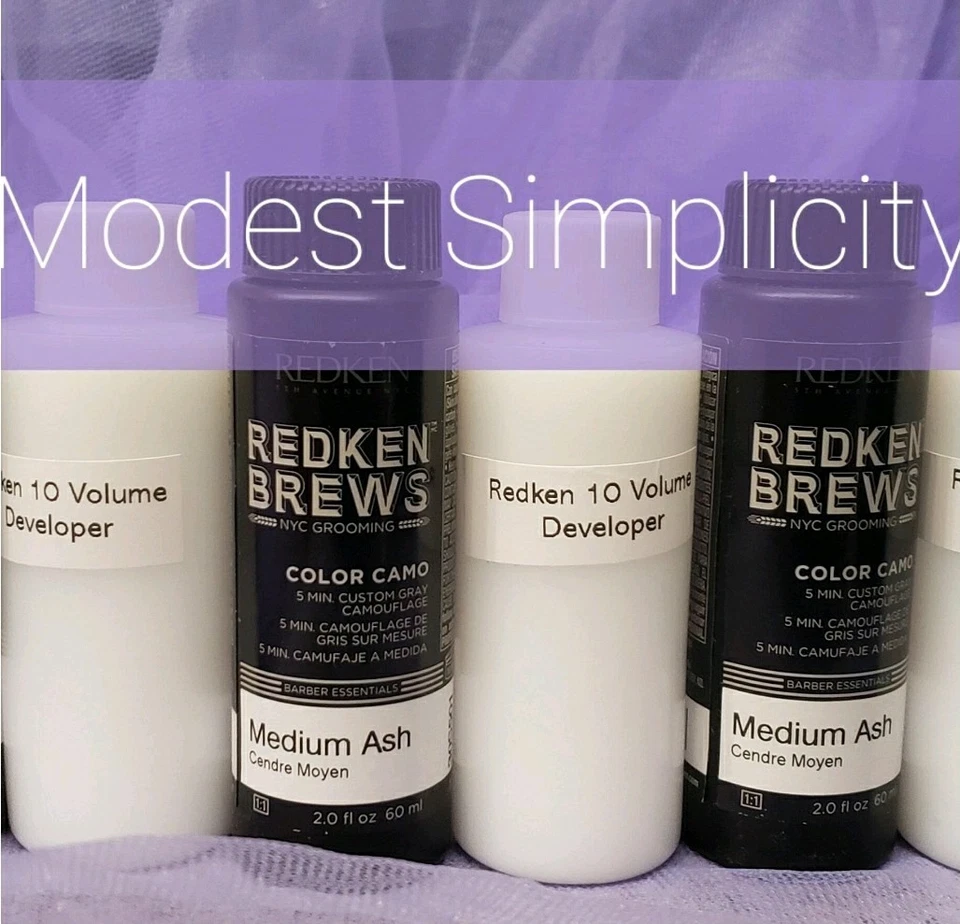 Redken Brews Camo Medium Ash Duo  with Set Developer Included - Fast Shipping! - Image 2 of 2