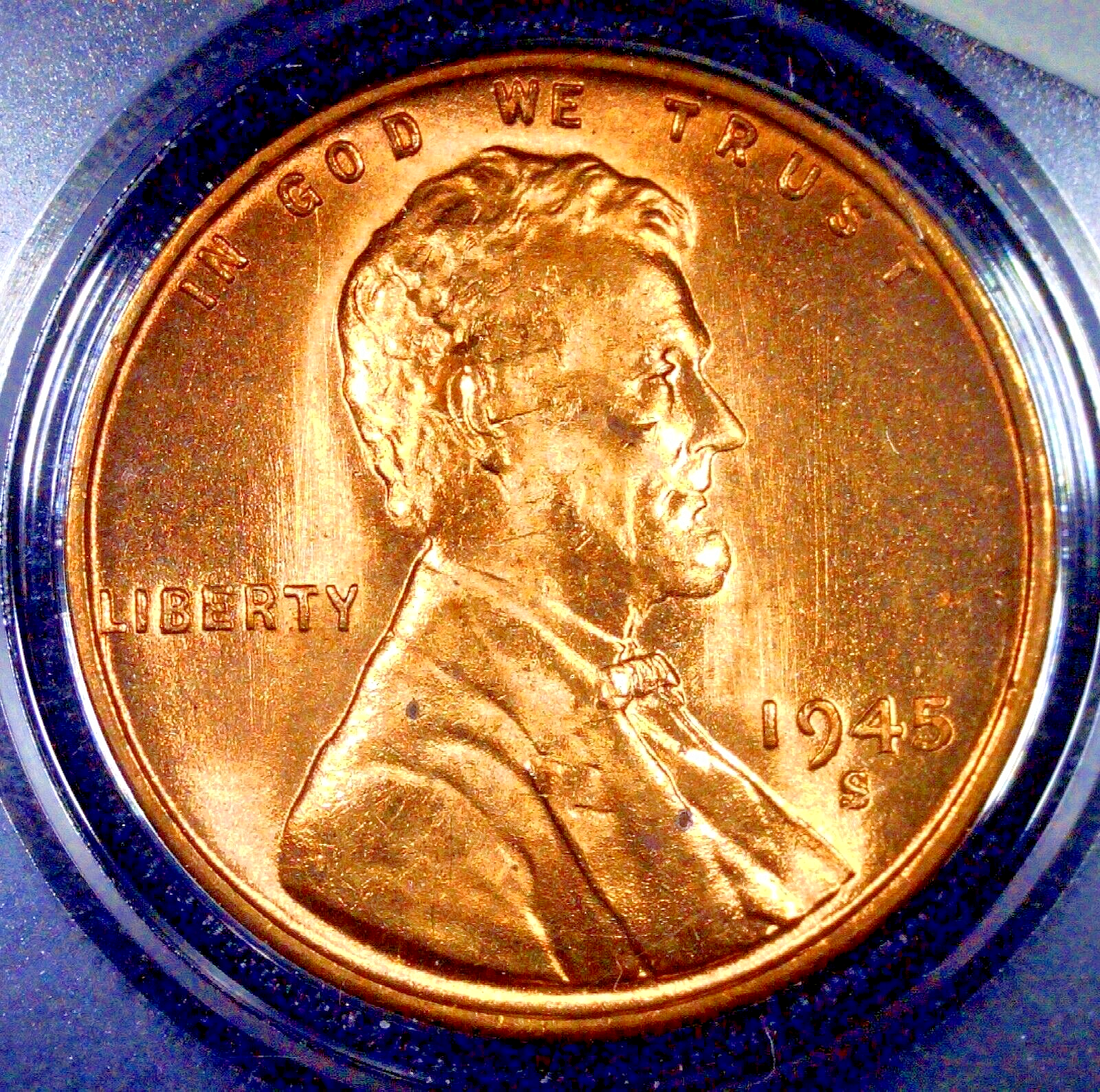 1945-S "BU" Lincoln Wheat Penny.... Nice Detailed Coin.... #12