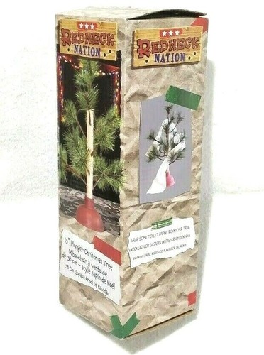 Redneck Nation Christmas Tree Plunger Funny Novelty Gag Gift - Picture 4 of 8
