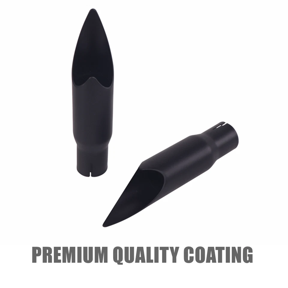 Black Shorty GP Slip On Exhaust 2004-2022 For Harley Davidson Sportster 883 - Image 4 of 4