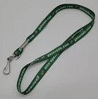 Green Gatorade Lanyard - Thin w/ Lightning Bolt - ID Badge Holder vtg