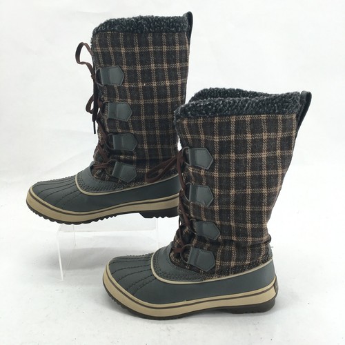 Skechers Highlander Plaid Snow Boots 