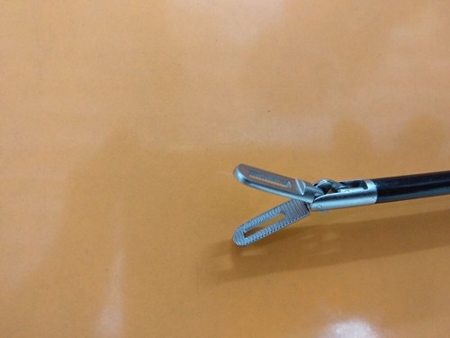Laparoscopic SS Fenestrated Short Grasping Forceps Insert Only 5mm Instrument - Picture 2 of 7