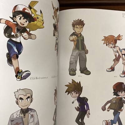 ポケモン - Pokémon Let’s Go Art Book Let's go pikachu Eevee Art Book & Clear poster pokemon