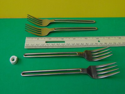 4 Count Vintage The Cellar CLF8 Salad Forks 6.5'' Made in Japan