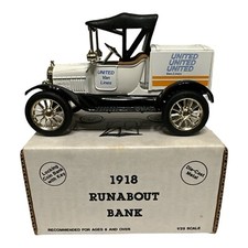 Ertl Collectibles 1918 Runabout Does Bank Die-Cast Metal Vehicle 9096