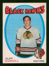 CLIFF KOROLL 1971-72 O-PEE-CHEE 1971-72 NO 209 EXMINT     52716