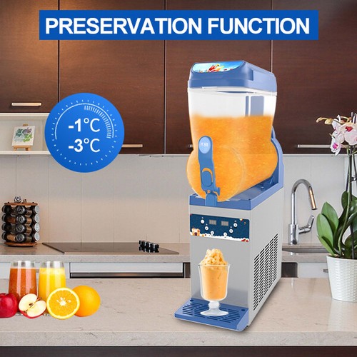 Ginkman Commercial 110V 500W 1 Tank 15L Frozen Drink Slushy Making Machine - Picture 6 of 8