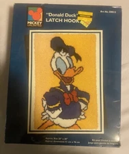 Disney Donald Duck Latch Hook Kit 20" x 30" Mickey Unlimited Caron NEW D0013