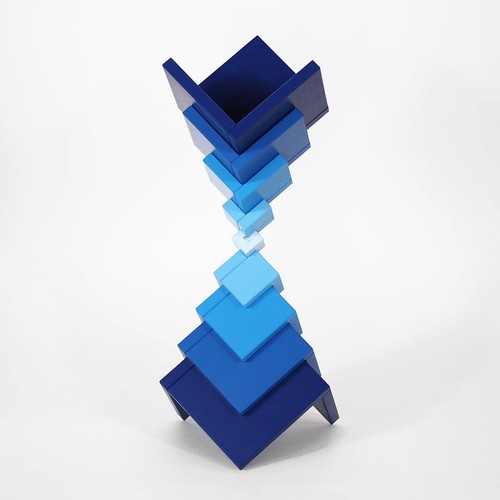 Naef Cella blue wooden toy cube game building montessori Peer Clahsen Swiss NEW - Picture 8 of 9