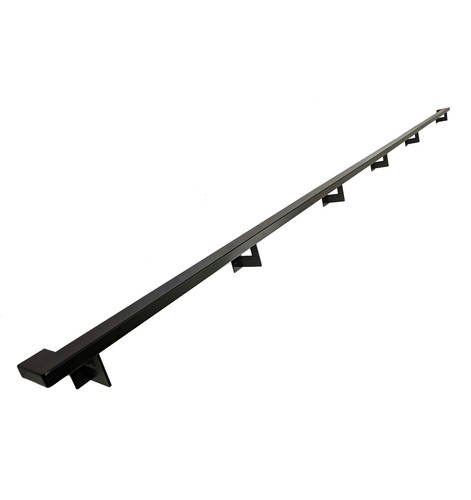 Urban Contemporary Aluminum Complete Handrail Grab Bar Set, Brackets Included - Picture 10 of 13