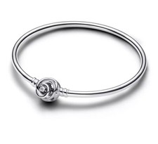 Pandora 593229C01-19 Armband Schnalle Silber Ewiger Kreisverschluss Neu