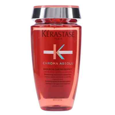 Kerastase Chroma Absolu Bain Riche Chroma Respect Nourishing Shampoo 8.5 oz